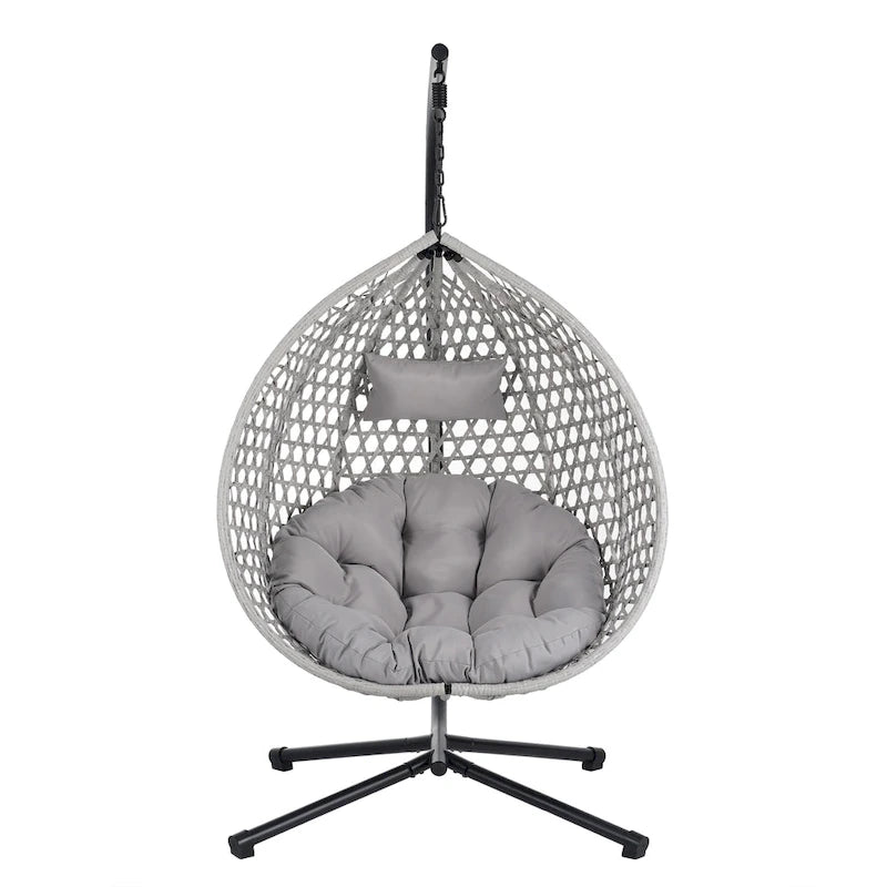 Chaise suspendue œuf polyvalente pour l'intérieur et l'extérieur