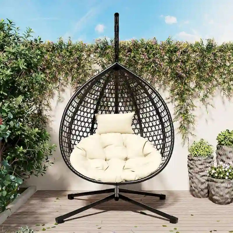 Chaise suspendue œuf polyvalente pour l'intérieur et l'extérieur