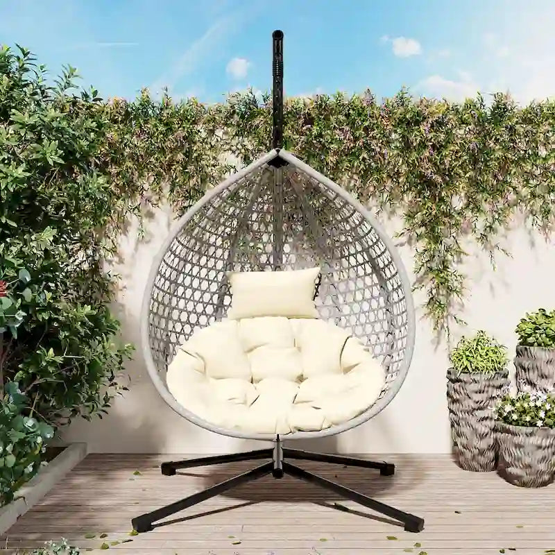 Chaise suspendue œuf polyvalente pour l'intérieur et l'extérieur