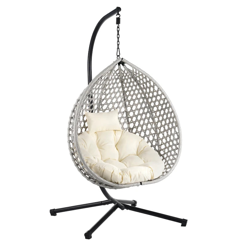 Chaise suspendue œuf polyvalente pour l'intérieur et l'extérieur