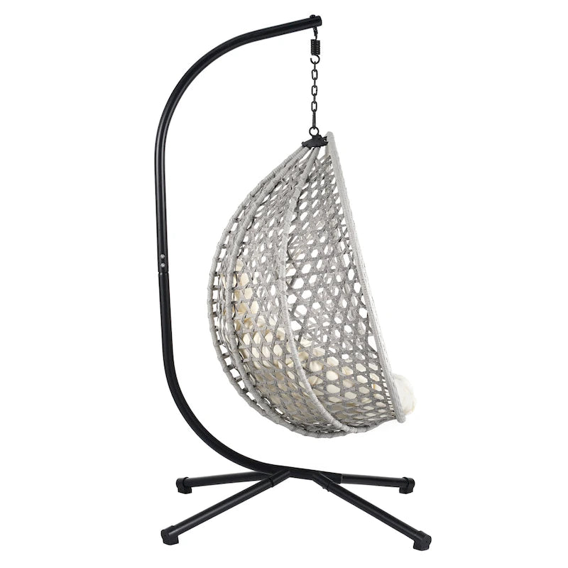 Chaise suspendue œuf polyvalente pour l'intérieur et l'extérieur