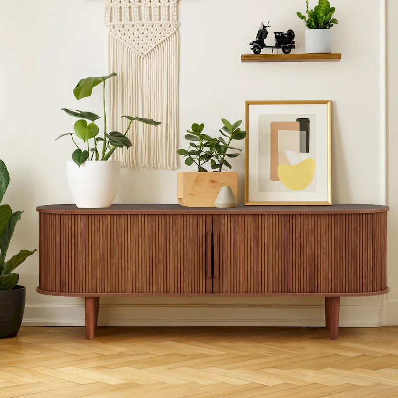 Meuble TV en bois de 62,99 po pour téléviseurs jusqu'à 70 po