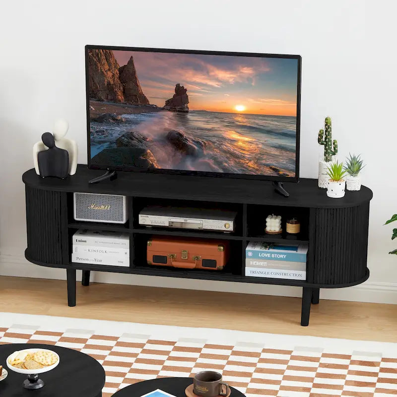 Meuble TV en bois de 62,99 po pour téléviseurs jusqu'à 70 po