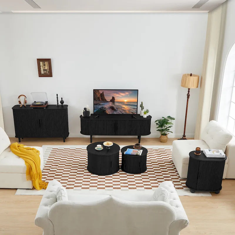 Meuble TV en bois de 62,99 po pour téléviseurs jusqu'à 70 po