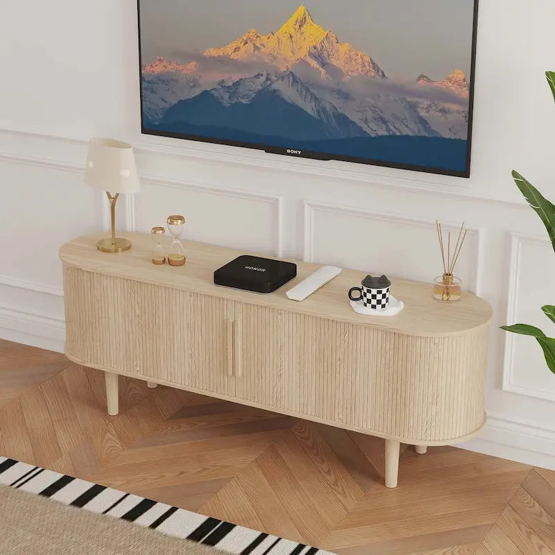 Meuble TV en bois de 62,99 po pour téléviseurs jusqu'à 70 po