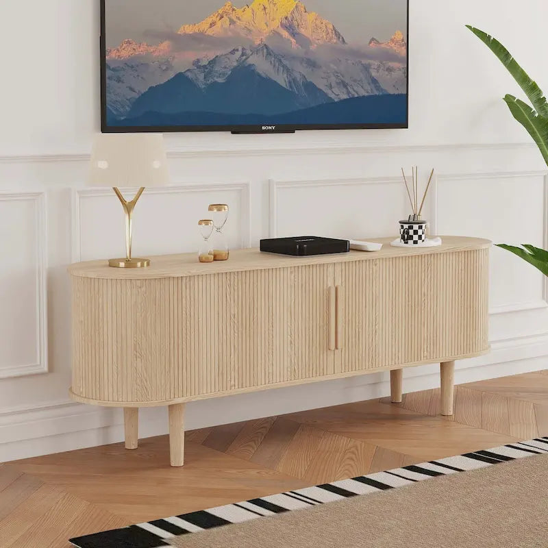 Meuble TV en bois de 62,99 po pour téléviseurs jusqu'à 70 po