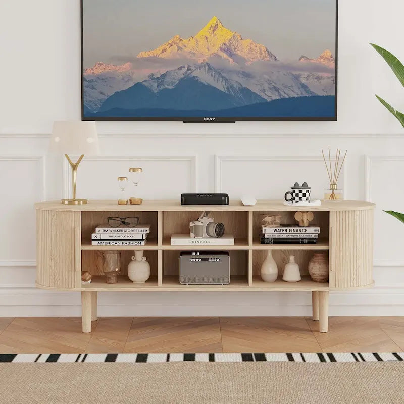 Meuble TV en bois de 62,99 po pour téléviseurs jusqu'à 70 po