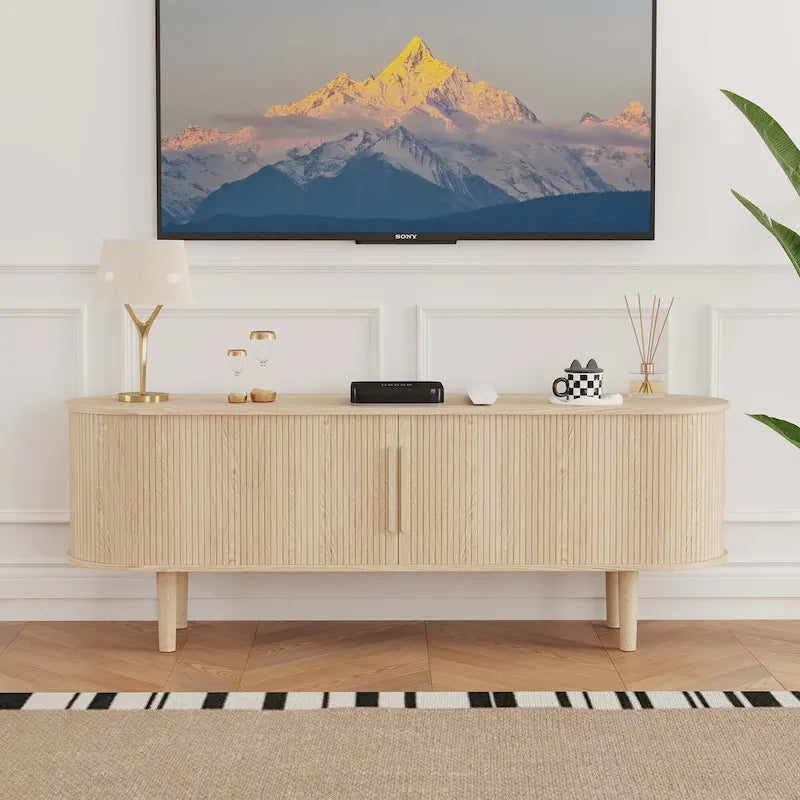 Meuble TV en bois de 62,99 po pour téléviseurs jusqu'à 70 po