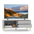 Meuble TV moderne Costway pour téléviseurs 55 pouces avec porte abattante 2 - Voir détails