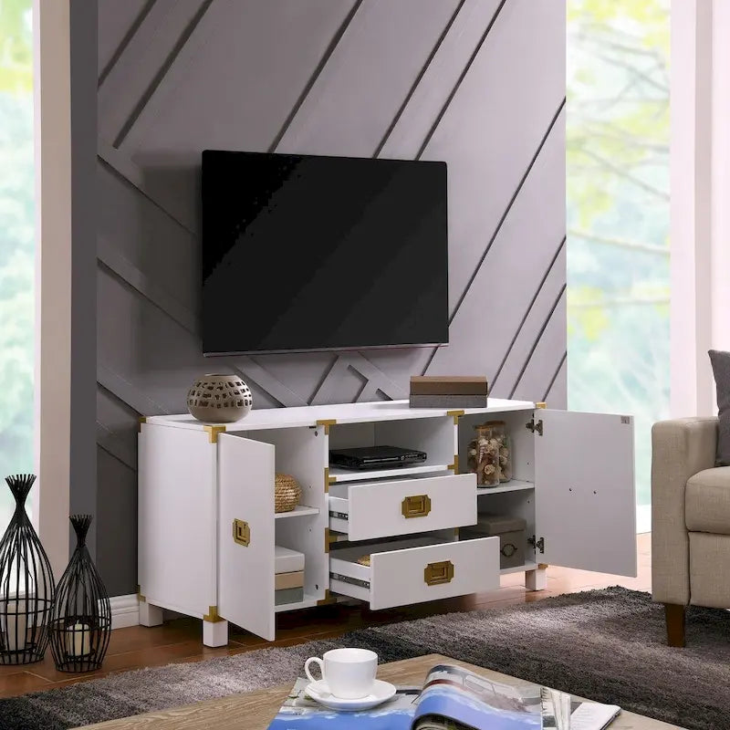 Meuble TV Goulet Media de SEI Furniture pour téléviseurs jusqu'à 50 po