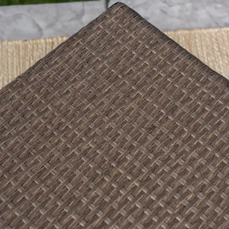 Salon de conversation Puerta Outdoor Wicker 3 pièces pivotant avec coussins de Christopher Knight Home