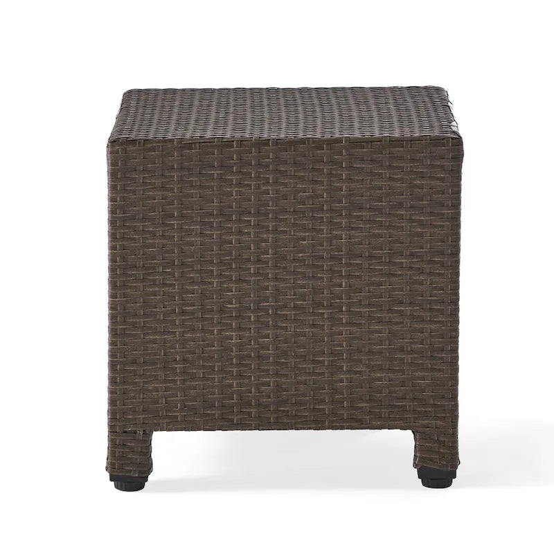 Salon de conversation Puerta Outdoor Wicker 3 pièces pivotant avec coussins de Christopher Knight Home