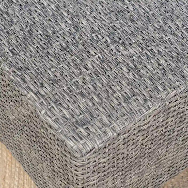 Salon de conversation Puerta Outdoor Wicker 3 pièces pivotant avec coussins de Christopher Knight Home