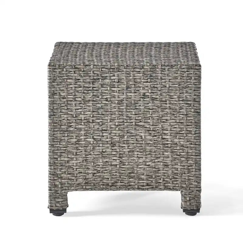 Salon de conversation Puerta Outdoor Wicker 3 pièces pivotant avec coussins de Christopher Knight Home