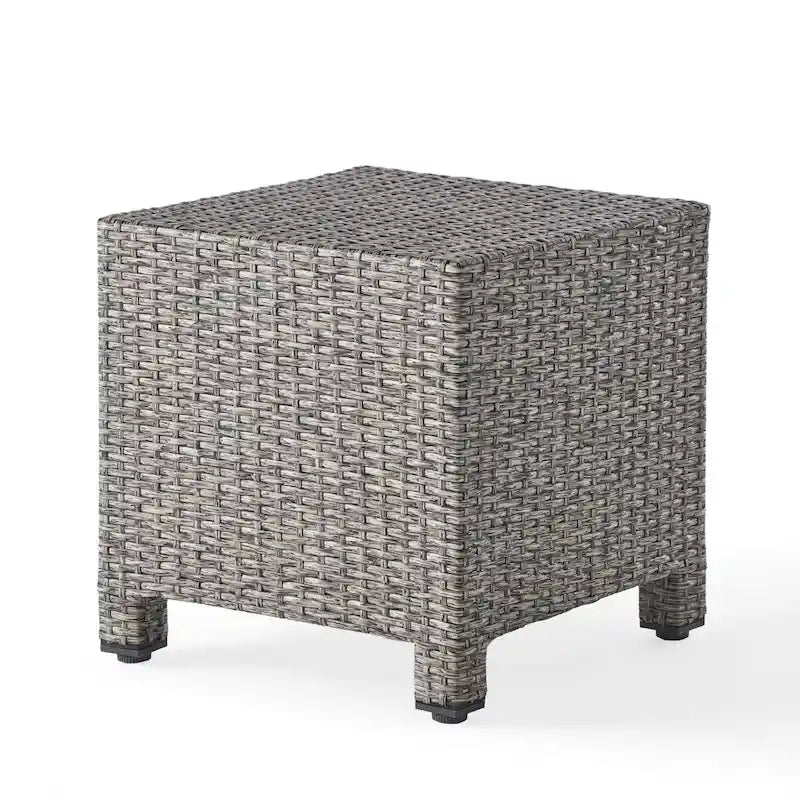 Salon de conversation Puerta Outdoor Wicker 3 pièces pivotant avec coussins de Christopher Knight Home
