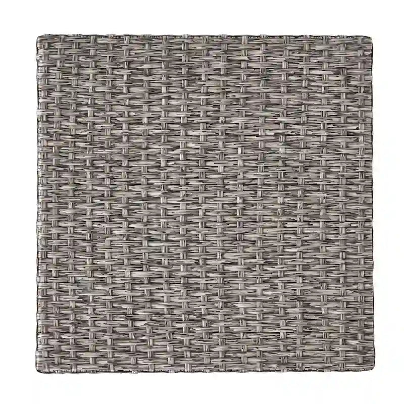 Salon de conversation Puerta Outdoor Wicker 3 pièces pivotant avec coussins de Christopher Knight Home