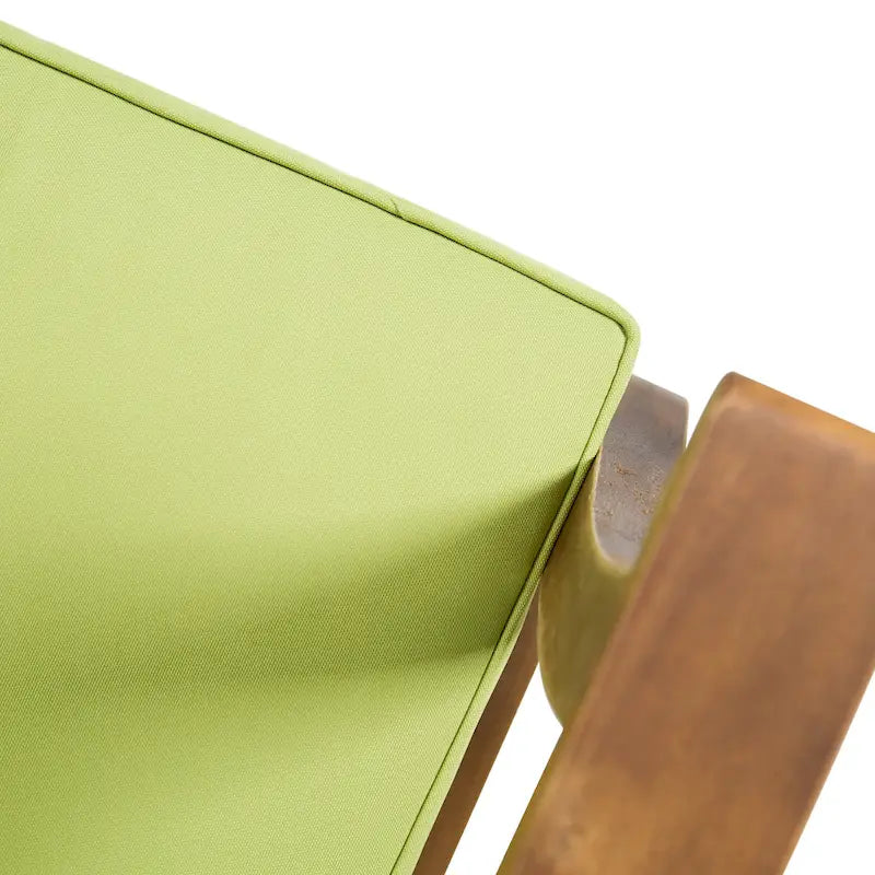 Fauteuil de club Perla d'extérieur en bois d'acacia avec coussin (lot de 4) par Christopher Knight Home