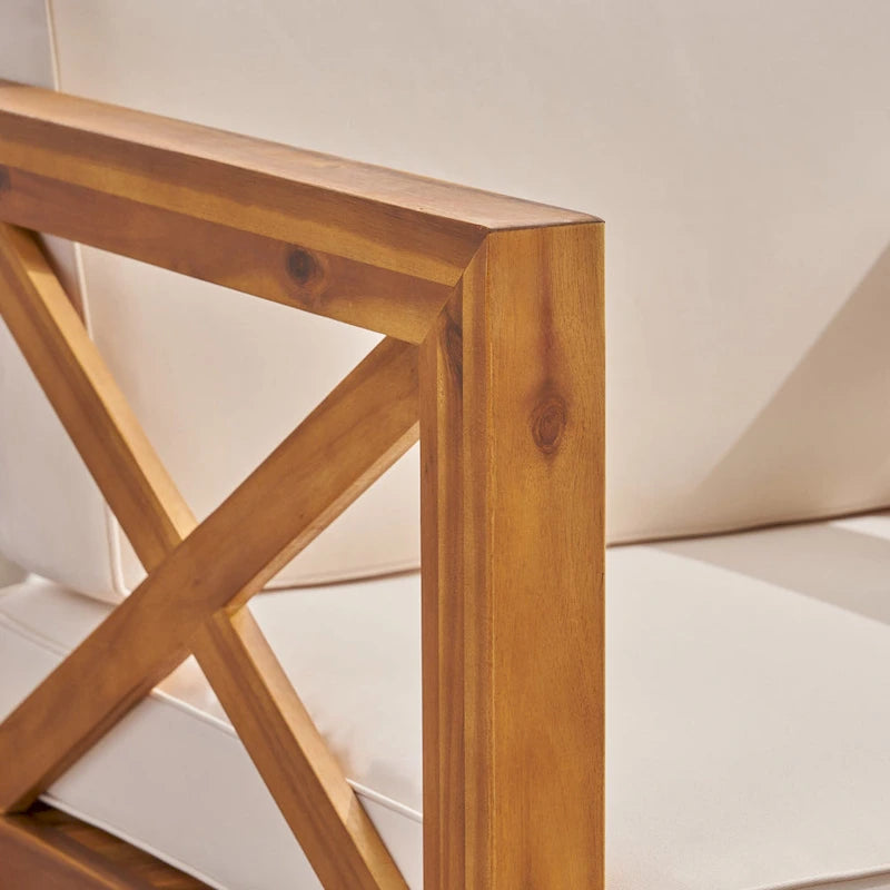 Fauteuils de jardin en acacia Brava (lot de 2) par Christopher Knight Home