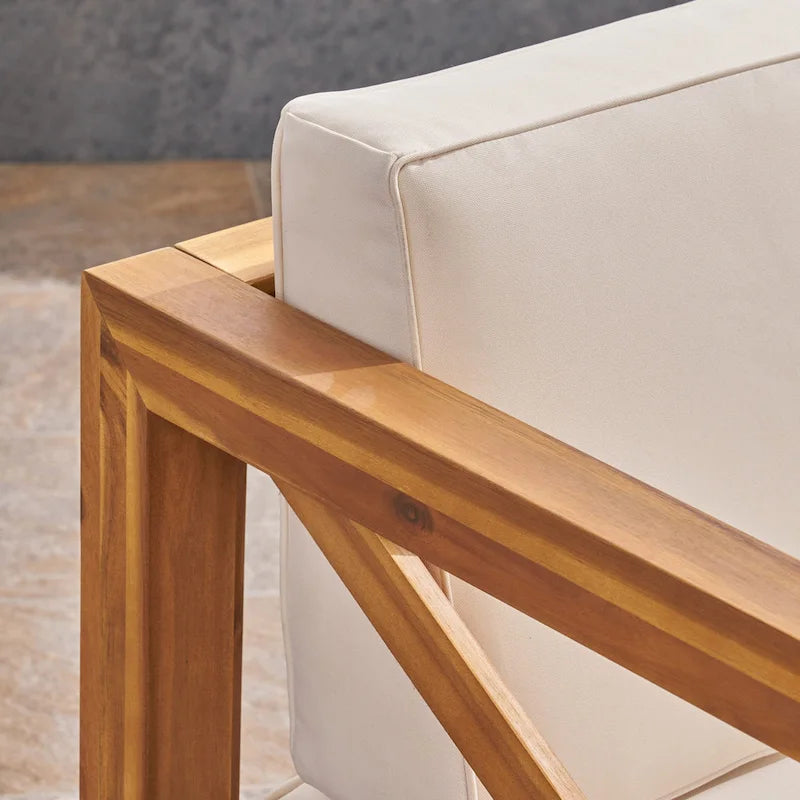Fauteuils de jardin en acacia Brava (lot de 2) par Christopher Knight Home