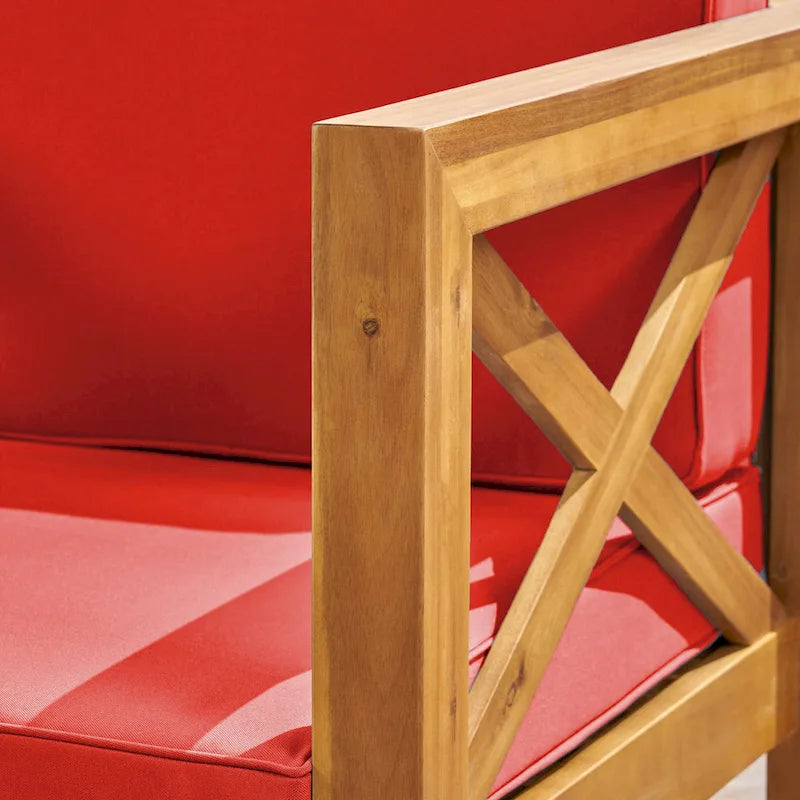 Fauteuils de jardin en acacia Brava (lot de 2) par Christopher Knight Home