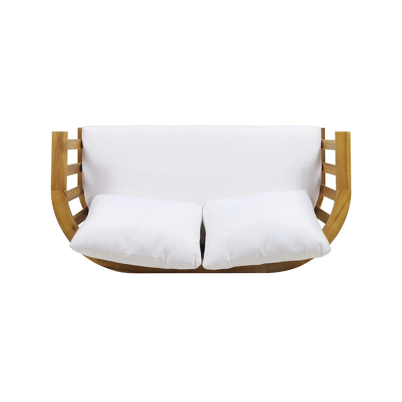 Causeuse MacArthur en bois d'acacia par Christopher Knight Home