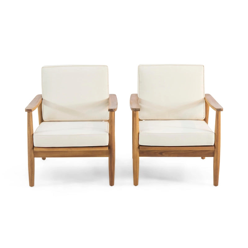 Fauteuil en bois Willowbrook (lot de 2) par Christopher Knight Home