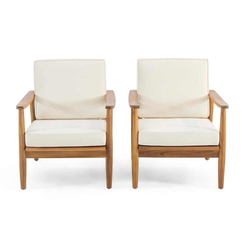 Fauteuil en bois Willowbrook (lot de 2) par Christopher Knight Home