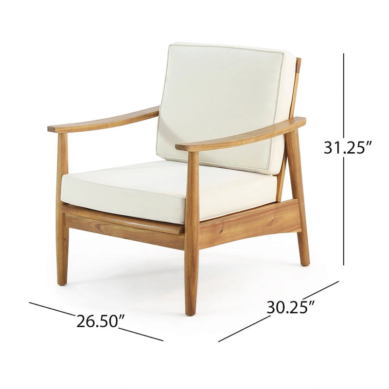 Fauteuil en bois Willowbrook (lot de 2) par Christopher Knight Home