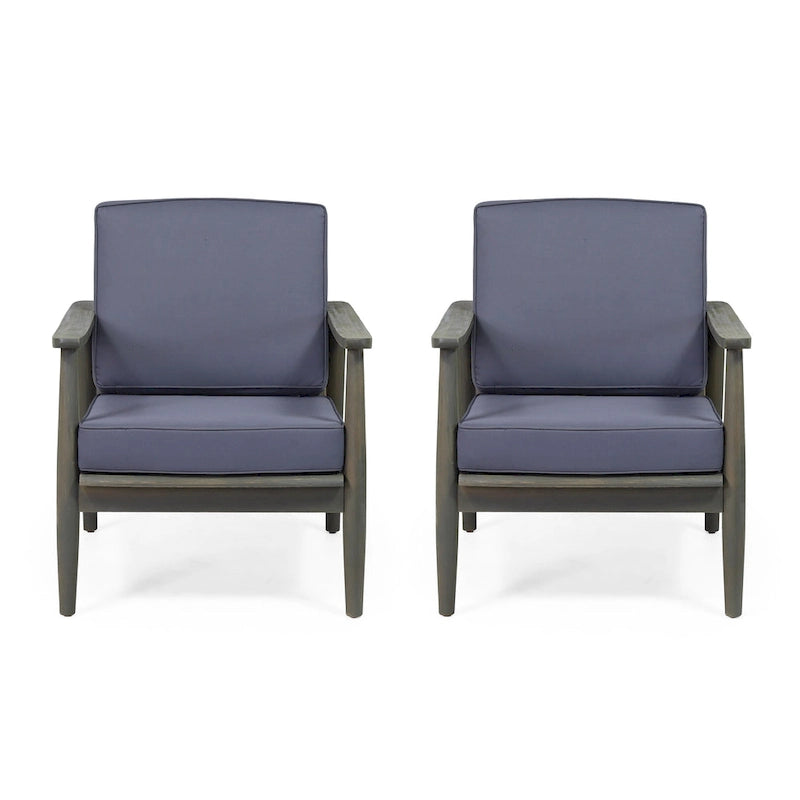 Fauteuil en bois Willowbrook (lot de 2) par Christopher Knight Home