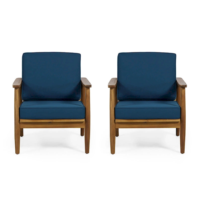 Fauteuil en bois Willowbrook (lot de 2) par Christopher Knight Home