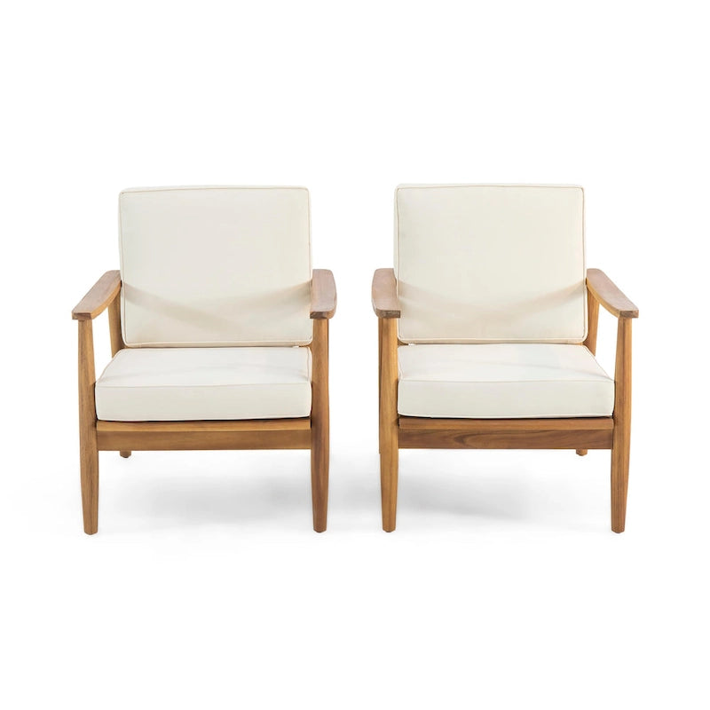 Fauteuil en bois Willowbrook (lot de 2) par Christopher Knight Home