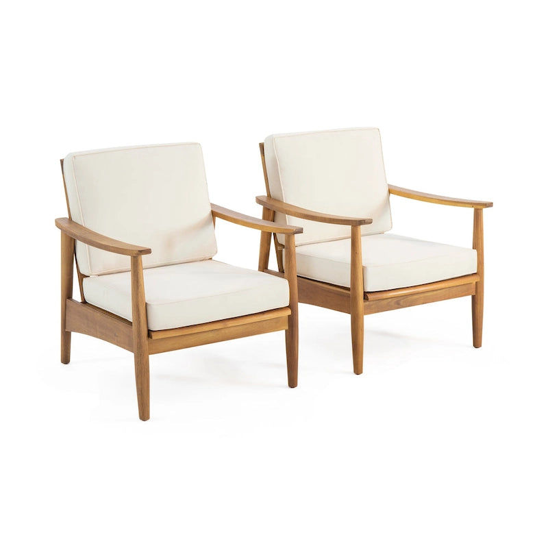 Fauteuil en bois Willowbrook (lot de 2) par Christopher Knight Home