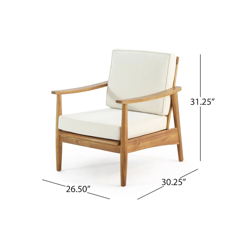 Fauteuil en bois Willowbrook (lot de 2) par Christopher Knight Home