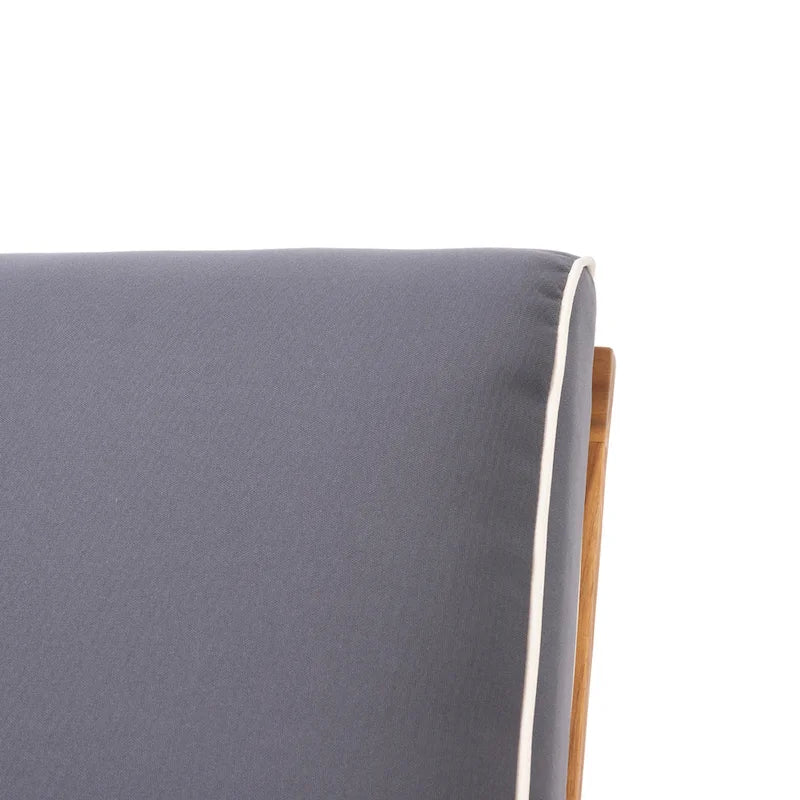 Fauteuil de jardin Paloma en bois d'acacia avec coussin par Christopher Knight Home