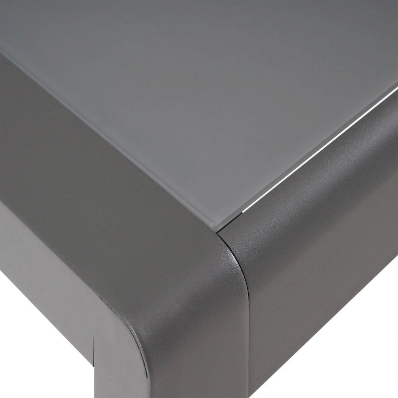 Ensemble de conversation en aluminium 5 places d'extérieur Cape Coral avec 2 tables d'appoint par Christopher Knight Home
