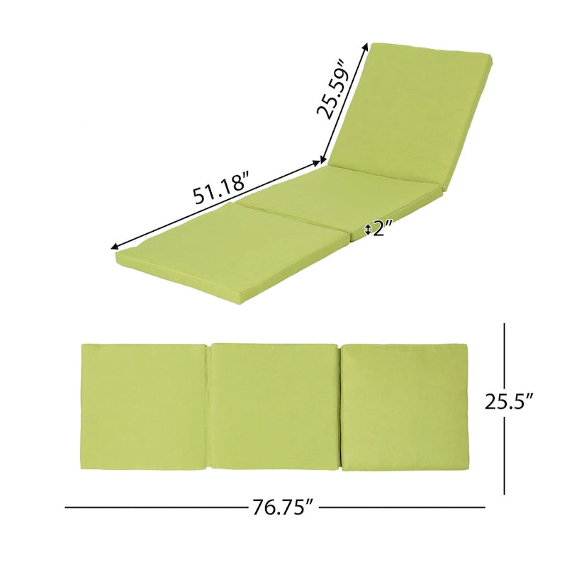 Bain de soleil Perla d'extérieur en bois d'acacia avec coussin de Christopher Knight Home