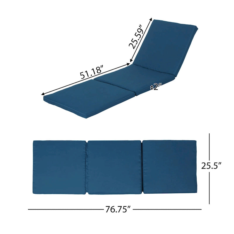 Bain de soleil Perla d'extérieur en bois d'acacia avec coussin de Christopher Knight Home