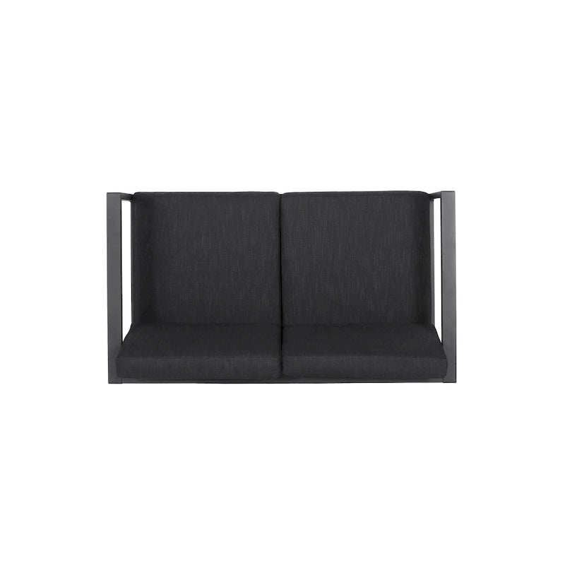 Ensemble de conversation d'extérieur 4 places en aluminium Navan par Christopher Knight Home
