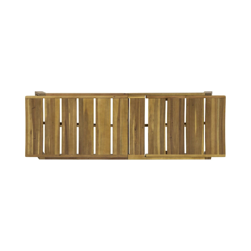 Chaises longues d'extérieur en bois Maki (lot de 2) par Christopher Knight Home