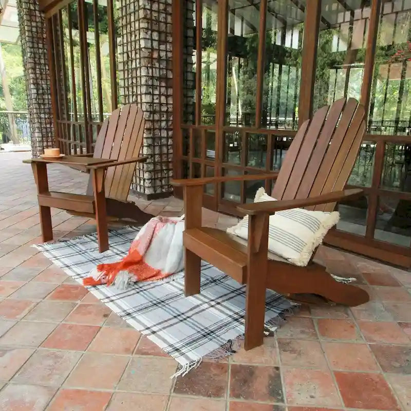 Cambridge Casual Austin Chaise Adirondack d'extérieur - Naturelle