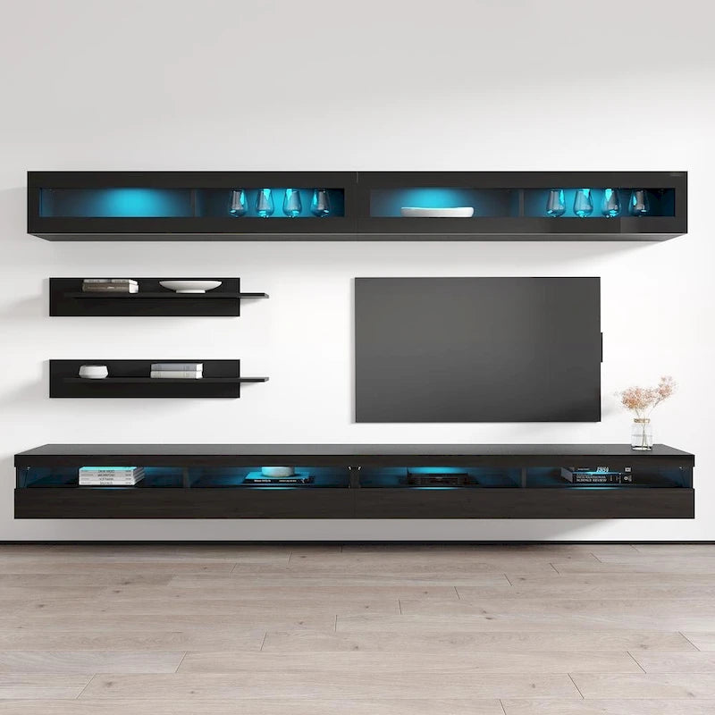 Meuble TV mural flottant moderne Fly I2 35TV