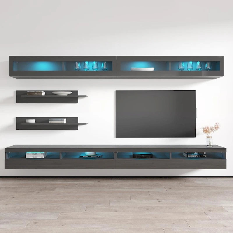 Meuble TV mural flottant moderne Fly I2 35TV