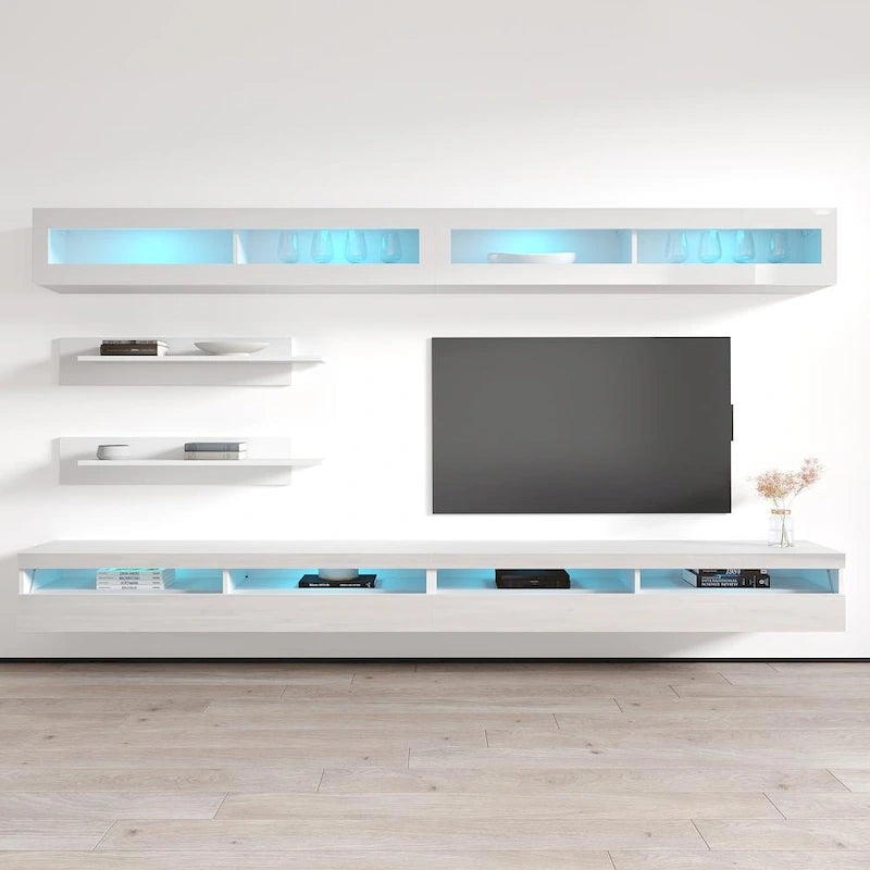 Meuble TV mural flottant moderne Fly I2 35TV