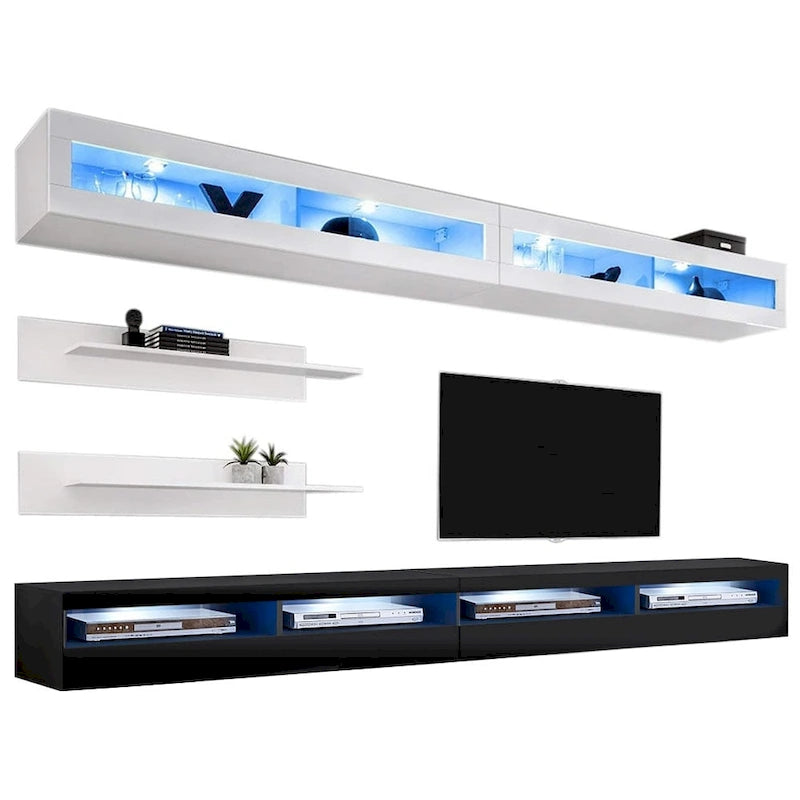 Meuble TV mural flottant moderne Fly I2 35TV