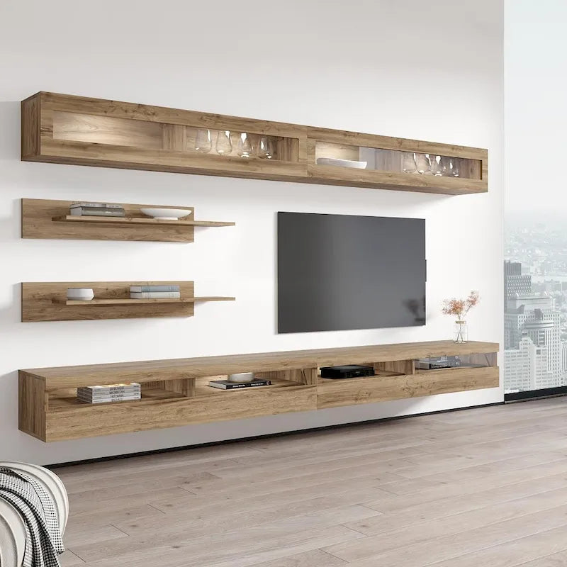 Meuble TV mural flottant moderne Fly I2 35TV