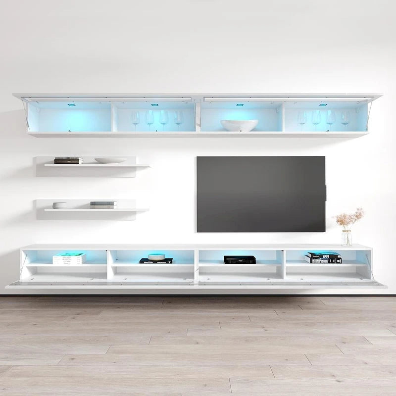 Meuble TV mural flottant moderne Fly I2 35TV