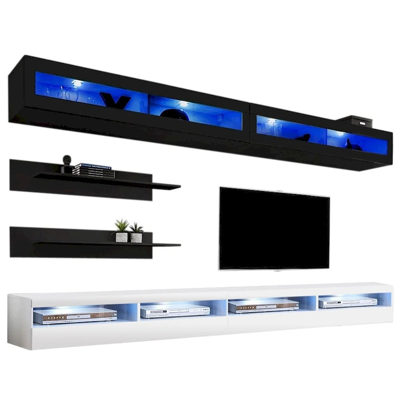 Meuble TV mural flottant moderne Fly I2 35TV