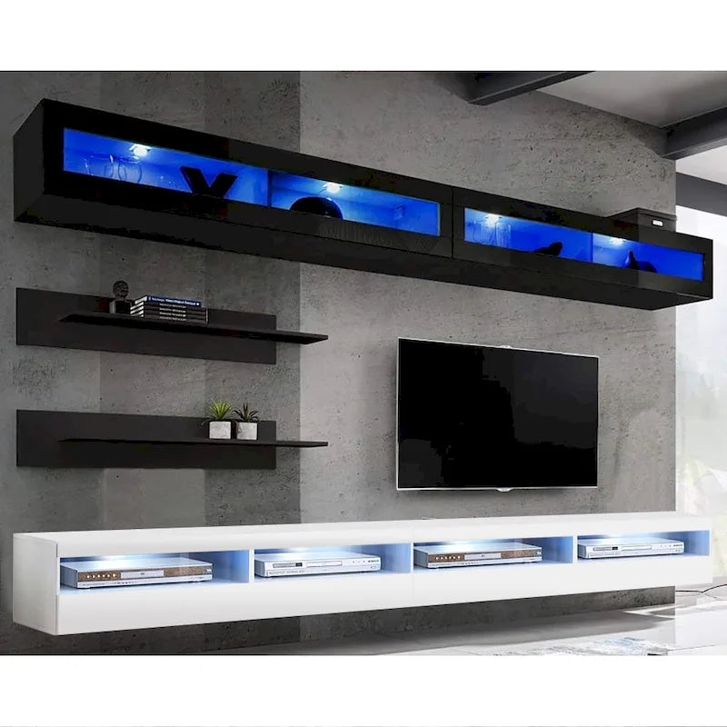 Meuble TV mural flottant moderne Fly I2 35TV