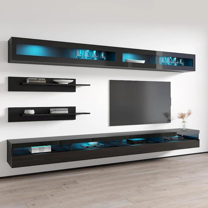 Meuble TV mural flottant moderne Fly I2 35TV