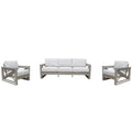 Diglur 3-Piece Outdoor Lounge Set, Gray